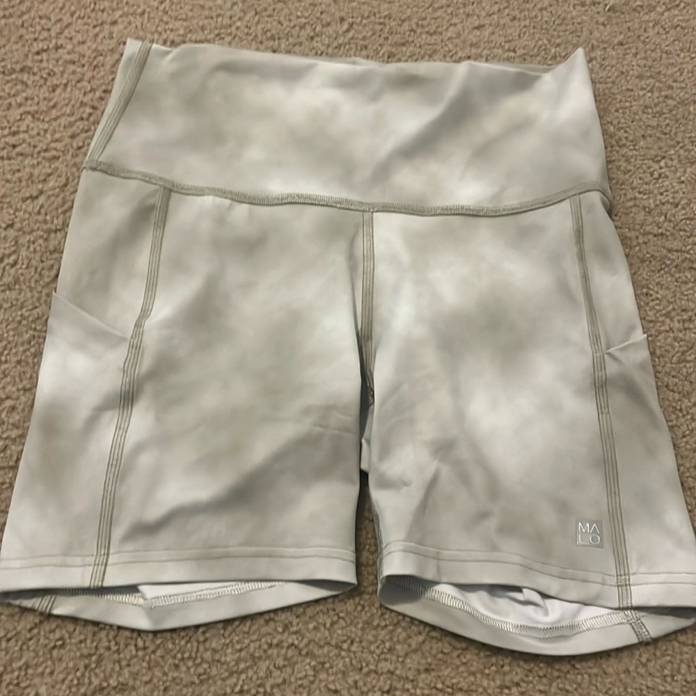 Malo Grey marbled running shorts